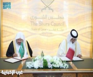 رئيس مجلس الشورى يعقد جلسة مباحثات رسمية مع رئيس مجلس الشورى القطري في الدوحة ويوقعان مذكرة تفاهم ثنائية