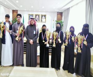 تعليم الطائف يكرم الطلبة الحاصلين على المراكز الأولى في رياضة الألعاب الإلكترونية: