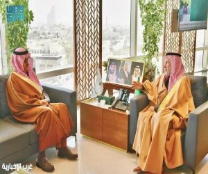 لقاء رسمي بين الدكتور عبدالله الربيعة وسفير المملكة في نيبال