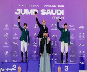 فيرميرين يتوج بشوط النقاط المؤهلة لكأس العالم 2026 في بطولة «قفز السعودية»