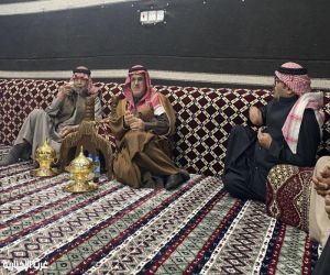 نائب شيخ شمل قبيلة الشرارات يعزي عائلة السحتي في وفاة فقيدهم لافي السحتي