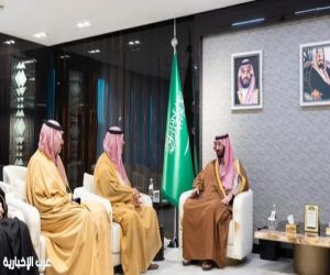 سمو وزير الحرس الوطني يستقبل الرئيس التنفيذي للبنك العربي الوطني