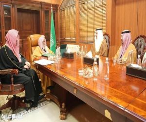 مفتي عام المملكة يستقبل الرئيس التنفيذي للهيئة الملكية لمكة المكرمة والمشاعر المقدسة