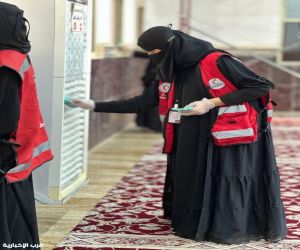 من خدمة الإنسان إلى خدمة المكان.. الهلال الأحمر ببيشة في مبادرة «مساجدنا أمانة>>