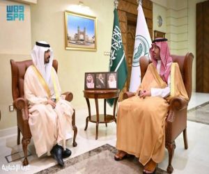 محافظ جدة يستقبل المدير التنفيذي للمنطقة الغربية بالهيئة السعودية للمياه