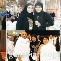 صور: الفنانات بالحجاب وبدون ماكياج في الحرم المكي