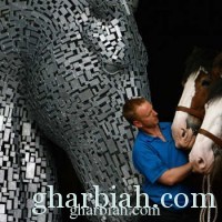أكبر منحوتة للخيول في العالم "صــور"