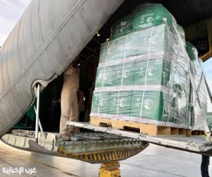 وصول الطائرة السعودية الـ 78 لإغاثة الشعب الفلسطيني في قطاع غزة