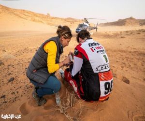 في وسط الصحراء.. 76 مختصًّا طبيًّا يعملون في رالي داكار السعودية