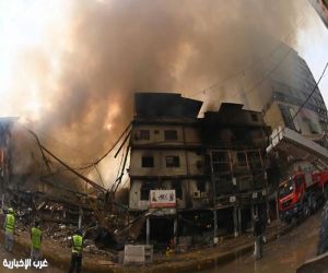 ارتفاع حصيلة ضحايا حريق مركز تجاري في كراتشي إلى 14 وفاة