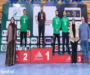 المنتخب السعودي للريشة الطائرة يحقق ذهبية الفرق بالبطولة العربية