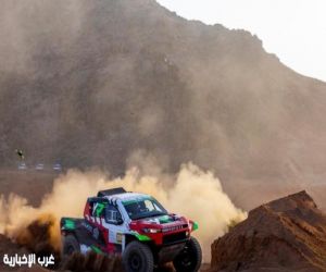 يزيد الراجحي يتصدر المرحلة الاستعراضية في رالي حائل 2026