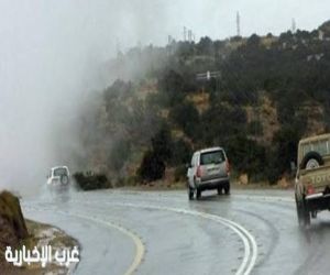 أمطار على منطقة الباحة