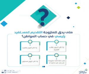 «حساب المواطن» يوضح حالات أحقية المتزوجة بالتقديم كمستفيد رئيسي