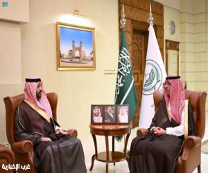 سمو الأمير سعود بن عبدالله بن جلوي يستقبل مدير فرع وزارة الموارد البشرية والتنمية الاجتماعية بمنطقة مكة