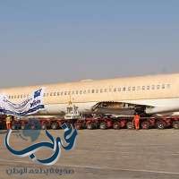 صور: الخطوط السعودية تكشف كيف نقلت طائرتها برًا من جدة إلى الرياض