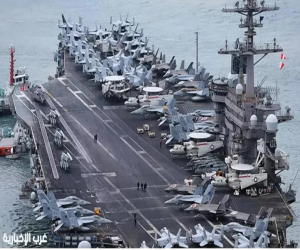 إسقاط مسيرة إيرانية اقتربت من حاملة طائرات أمريكية ببحر العرب