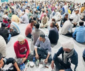 تفطير 30 ألف صائم على طريق الشمال برفحاء خلال رمضان