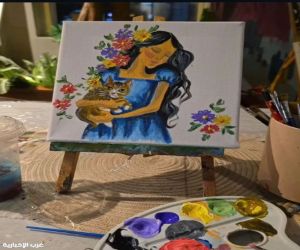 إبداع الألوان في أعمال غالية مشاط: الفن شغفي والرسم هوايتي