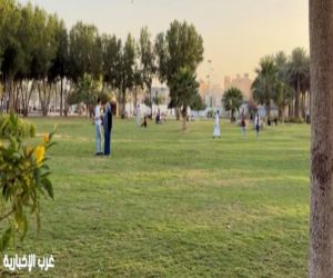 إقبال كثيف على حدائق ومنتزهات القصيم في عيد الفطر