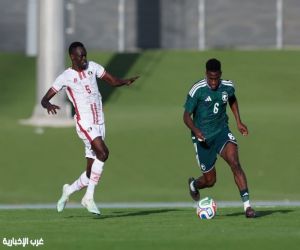 أخضر (B) يخسر وديًا أمام السودان بهدفين مقابل هدف في جدة