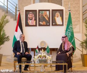 فيصل بن فرحان بن عبدالله يستقبل حسين الشيخ لبحث تطورات الأوضاع الإقليمية