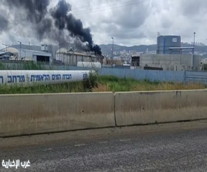 اندلاع حريق في مصفاة حيفا إثر هجوم إيراني