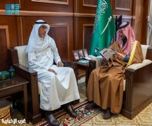 نائب أمير حائل يستقبل رئيس جمعية نشاط ويطلع على برامج الرياضة المجتمعية