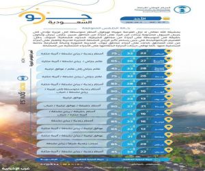 أمطار رعدية غزيرة ورياح مثيرة للأتربة على عدة مناطق بالمملكة