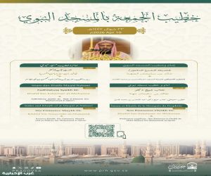 الشيخ بن حميد والشيخ المهنا خطيبا الجمعة في الحرمين الشريفين ليوم 22 شوال 1447هـ