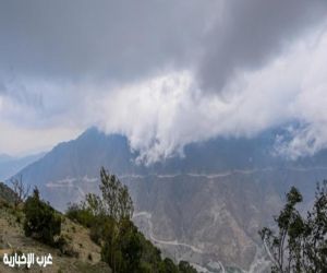 أمطار على منطقة الباحة