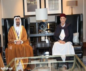 رئيس البرلمان العربي يلتقي رئيس مجلس النواب الليبي في إسطنبول