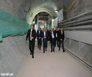الرئيس عبد الفتاح السيسي يتفقد الأعمال الإنشائية لمشروع محطة الأهرامات بالجيزة