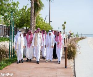 أمين الشرقية يتفقد خور الدمام مشروع يعيد تشكيل الواجهة البحرية للمدينة