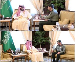 الأمير خالد بن سطام يلتقي مدير جوازات منطقة عسير
