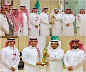 أمين منطقة عسير يحتفي بإدارة نادي أبها تكريماً لإنجاز الصعود إلى دوري روشن للمحترفين