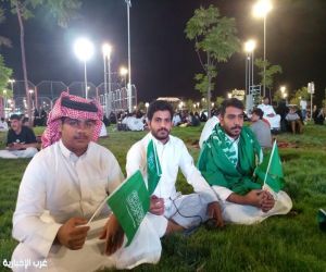 مشاهد من حضور الجماهيري الكبير من أهالي منطقة حائل