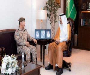 محافظ حفر الباطن يستقبل قائد المنطقة الشمالية