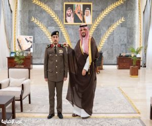مُحافظ الطائف يقلّد مدير شرطة المحافظة رتبته الجديدة