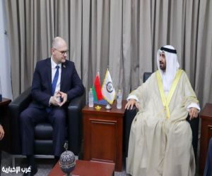 رئيس البرلمان العربي يستقبل سفير جمهورية بيلاروسيا لدى جمهورية مصر العربية