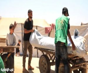مركز الملك سلمان للإغاثة يوزّع (176) خيمة في مدينة خان يونس بقطاع غزة