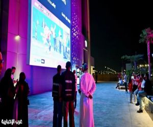 مناطق المشجعين تستقطب زوار ومصطافين مدينة جدة