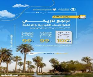 الأرصاد: تراجع تاريخي للعواصف الغبارية في المملكة بنسبة تجاوزت 99% خلال يونيو على بعض مناطق المملكة