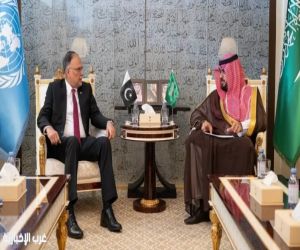 وزير الاقتصاد والتخطيط يجتمع مع وزير التخطيط والتنمية والمبادرات الخاصة الباكستاني