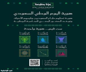 رئيس هيئة الترفيه يعلن إطلاق هوية اليوم الوطني لعام 2026 تحت شعار "عزّنا بطبعنا"