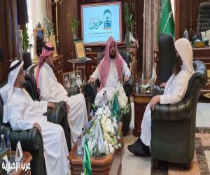 الحذيفي يباشر مهام عمله مساعدًا لرئيس الشؤون الدينية بالمسجد النبوي