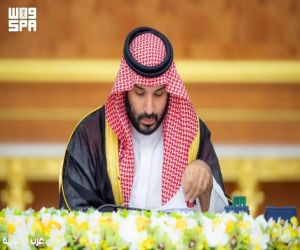 سمو ولي العهد يرأس جلسة  مجلس الوزراء  في جدة
