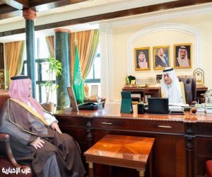أمير تبوك يستقبل مدير فرع وزارة الرياضة بالمنطقة