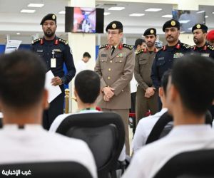 وكيل وزارة الداخلية يتفقد إجراءات قبول الضباط الجامعيين الـ56