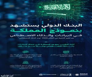 البنك الدولي يصنّف المملكة ضمن أكبر عشر دول عالميًا في الاستثمار الخاص بالذكاء الاصطناعي